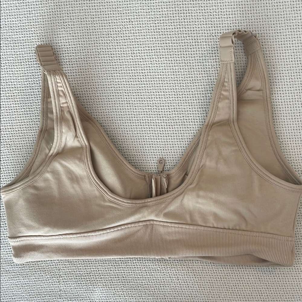 Slick Chicks wireless front zip lounge bra size Large - Picture 5 of 10